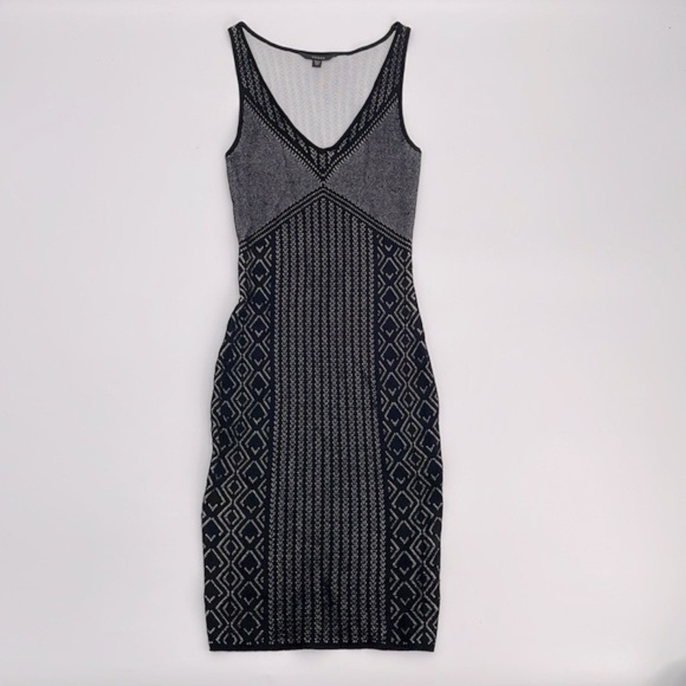 UEC Guess knit patterned bodycon dress XXS